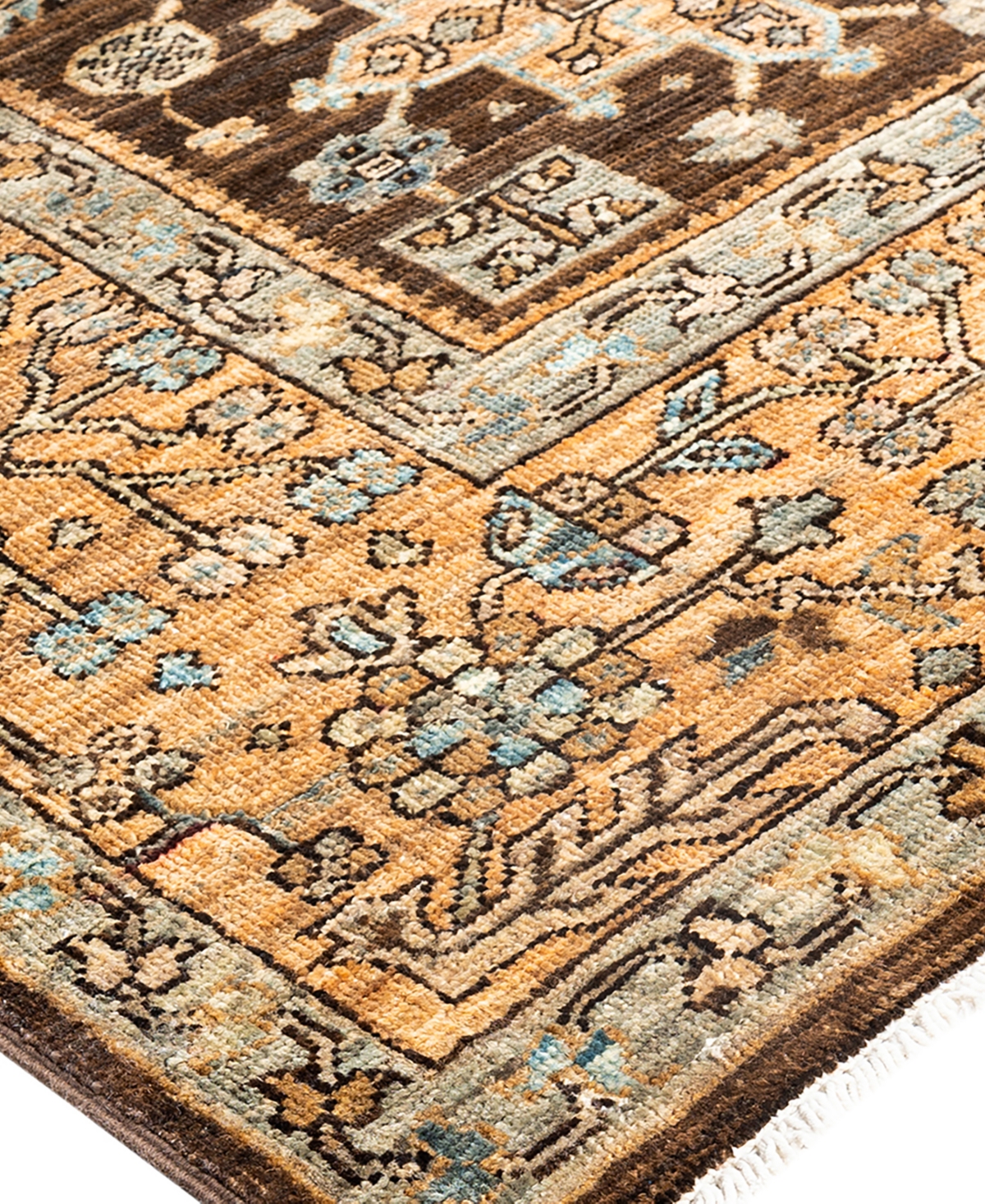 Adorn Hand Woven Rugs Serapi 6'5"x8'11" Area Rug In Brown