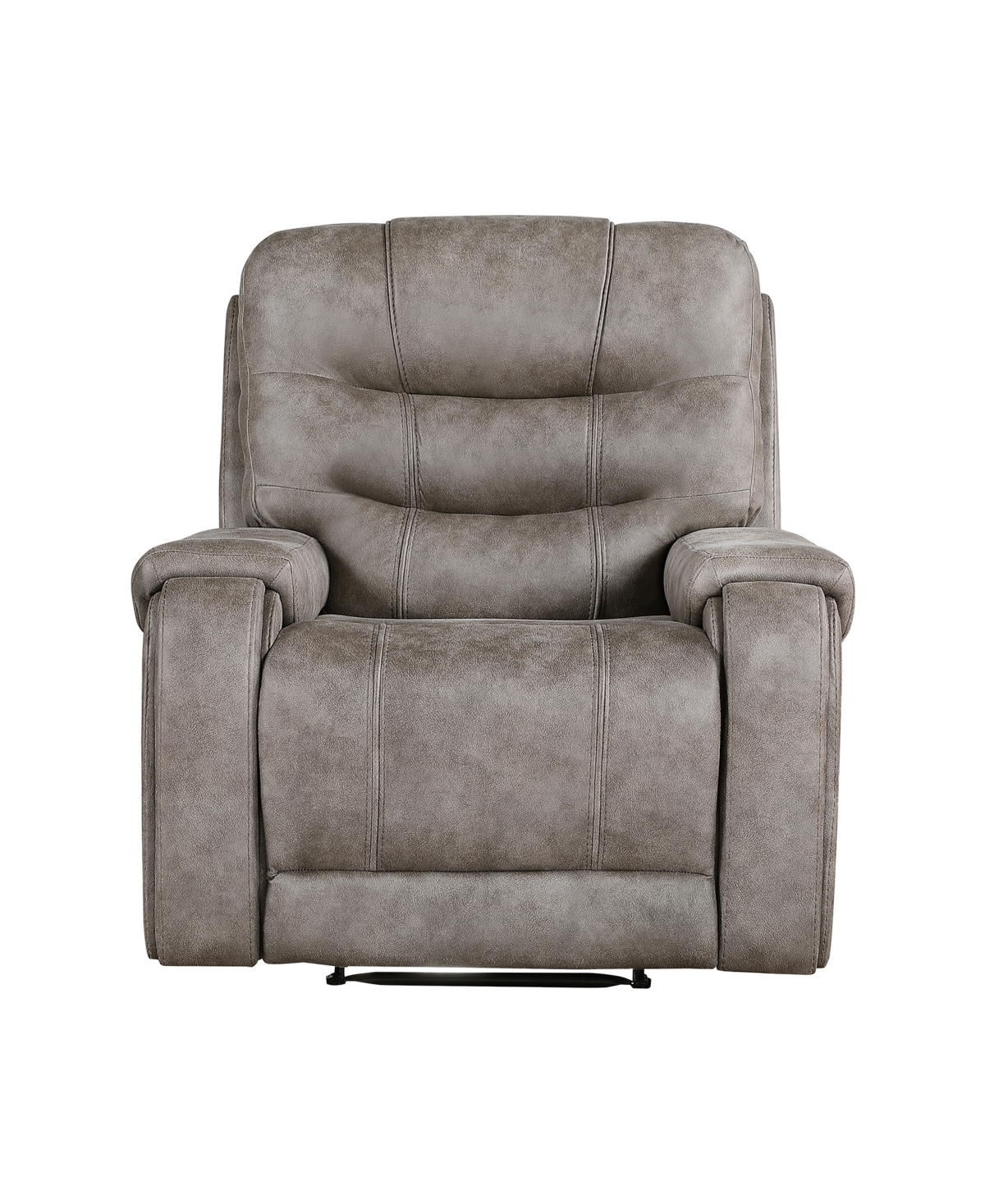 Homelegance White Label Gabi 40" Reclining Chair In Grayish Brown
