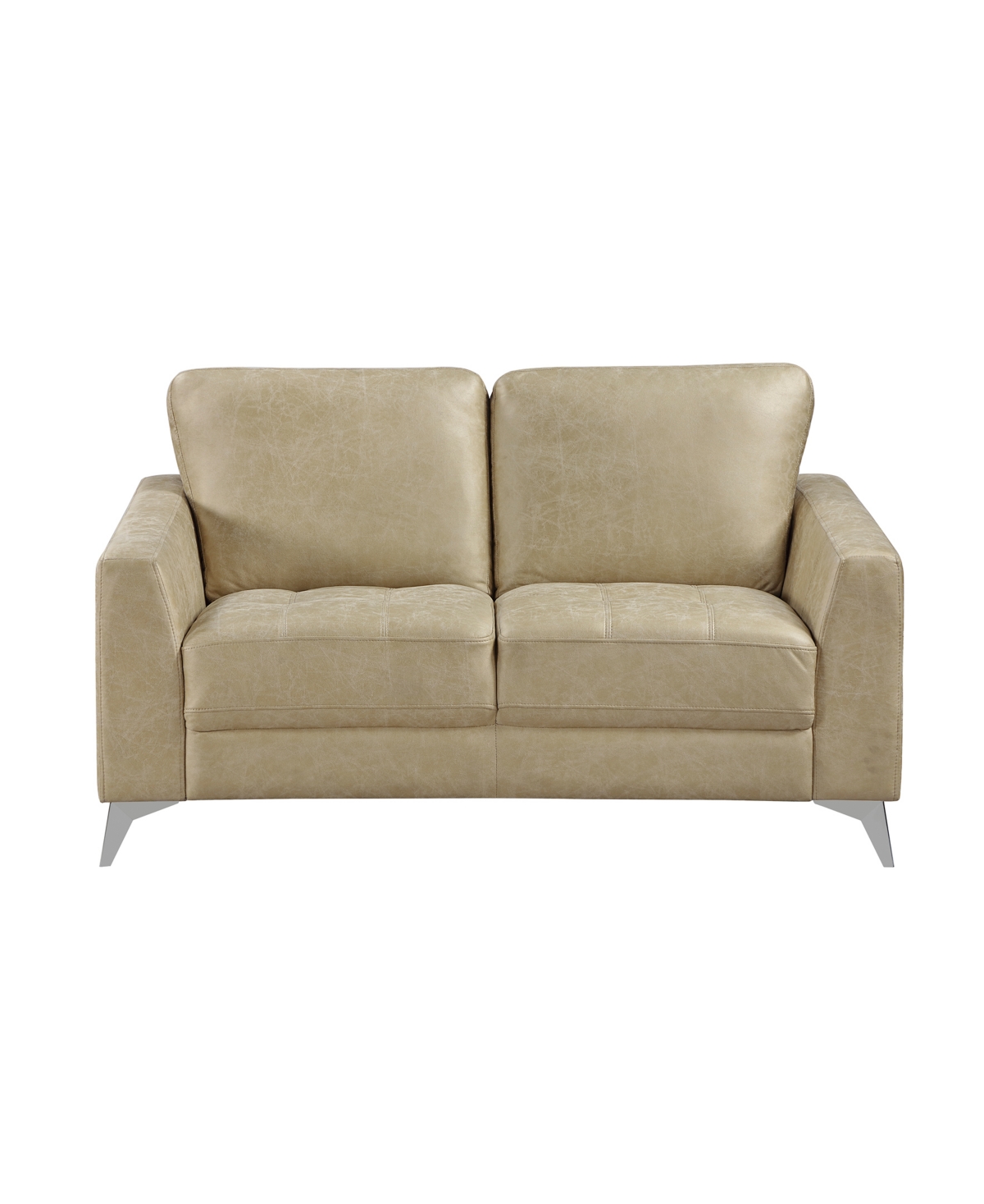 Homelegance White Label Resonance 61" Love Seat In Sand