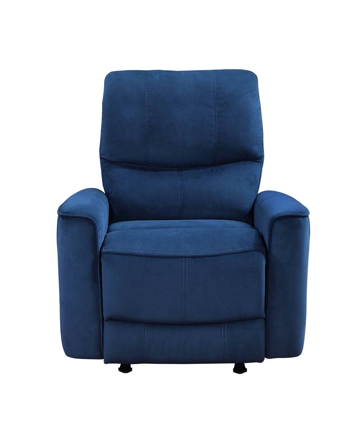 Homelegance White Label Elevated 35" Power Rocker Reclining Chair In Navy