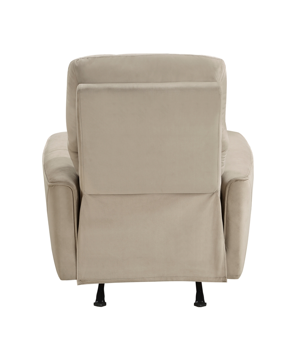 Homelegance White Label Elevated 35" Power Rocker Reclining Chair In Light Brown