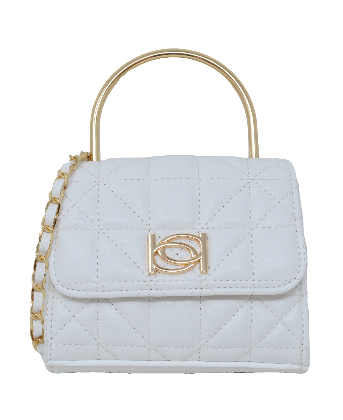 Kamala Top Handle Crossbody Bag - White