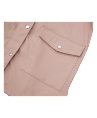 Women's Waterproof Rain Coat Rubberized Jacket