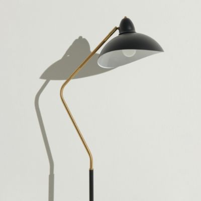 Swoop 69" LED Reading Floor Lamp with Adjustable Shade