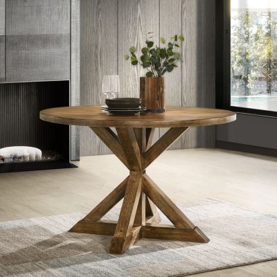Streamdale Windvale Cross-Buck Base Dining Table