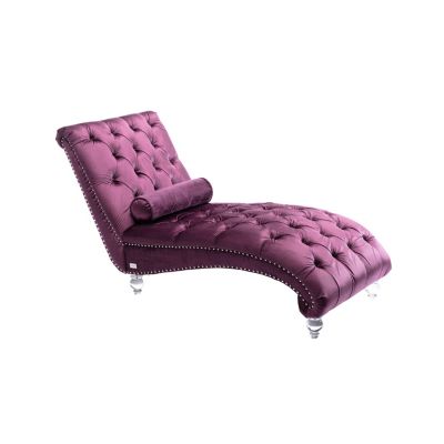 Streamdale Leisure Concubine Sofa With Acrylic Feet