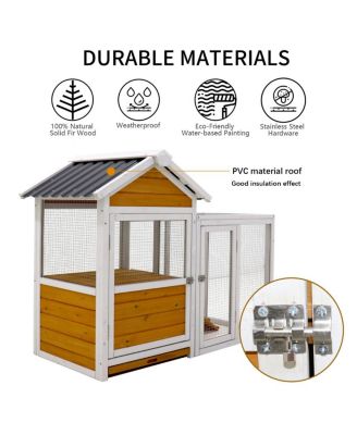 Streamdale 80" Waterproof PVC Coop - Bird, Chicken, Duck, Rabbit