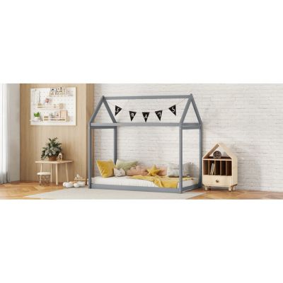 Streamdale Twin Size Wooden House Bed