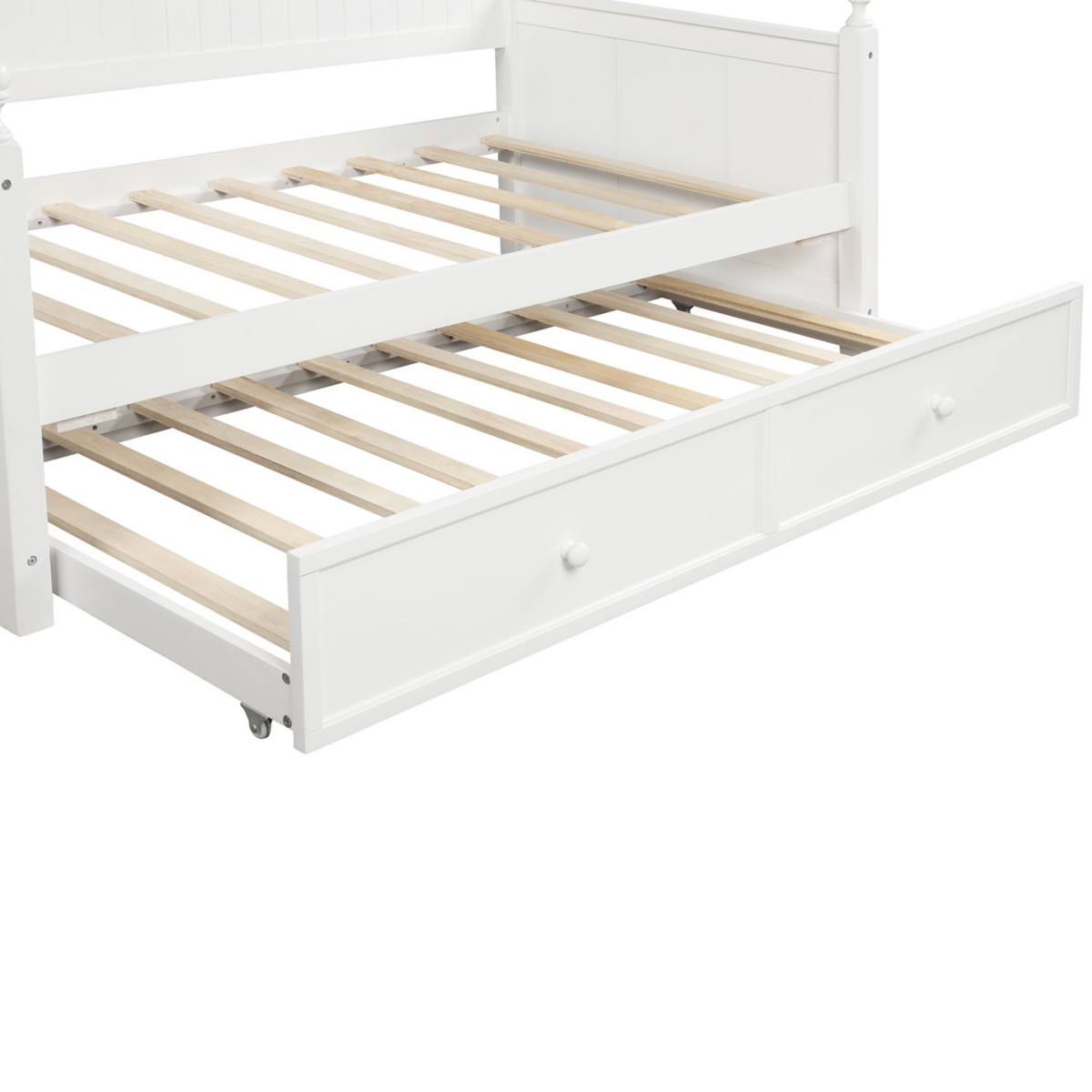Streamdale Furniture Twin Size Wood Daybed With Twin Size Trundle