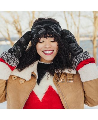 Women's Polar Headband Accessories, Teal, One Size