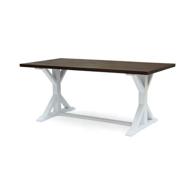 Streamdale Acacia Wood Dining Table Rustic-Contemporary Charm for Gatherings