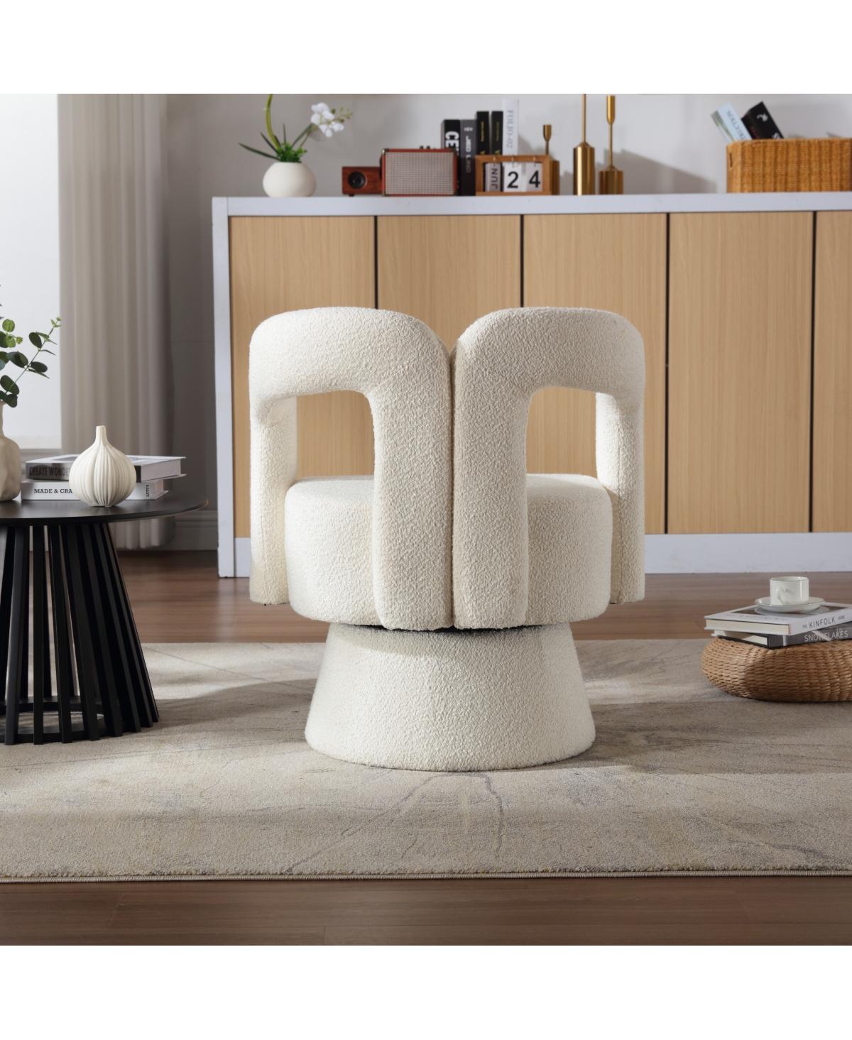 Streamdale Furniture 360 Degree Swivel Cuddle Chairs, Round Armchairs for Home & Office