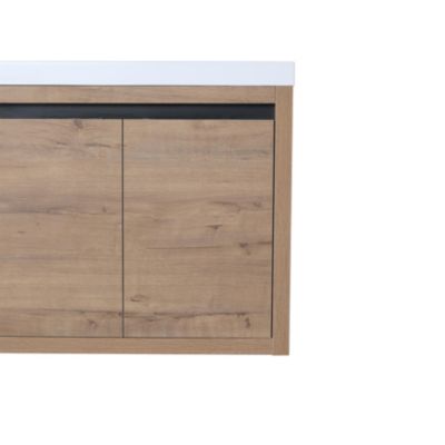 24 Inch Bathroom Cabinet with Sink, Soft Close Doors