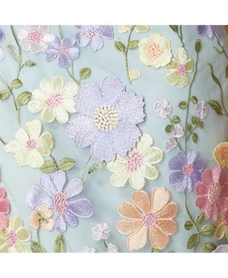 Women's Floral Embroidered Midi Dress