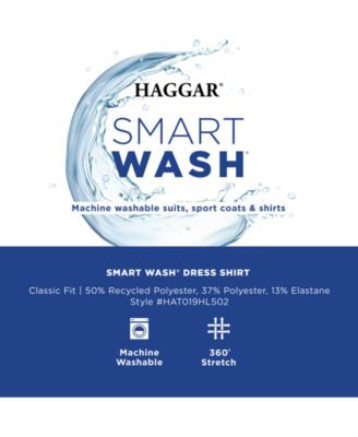 Men's Classic-Fit Smart Wash Dress Shirt