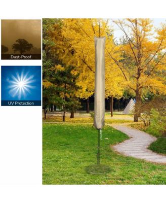 Outdoor Patio Umbrella Protective Cover Bag Polyester UV Resistance 7 to 10 Ft