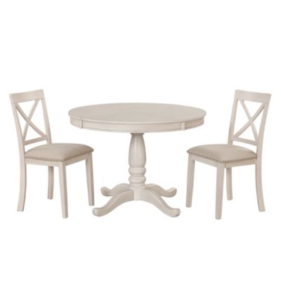 Modern Round Dining Set for 4