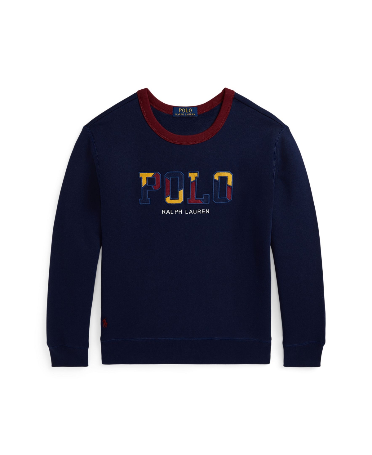 Polo Ralph Lauren Big Boys Corduroy-Logo Fleece Sweatshirt