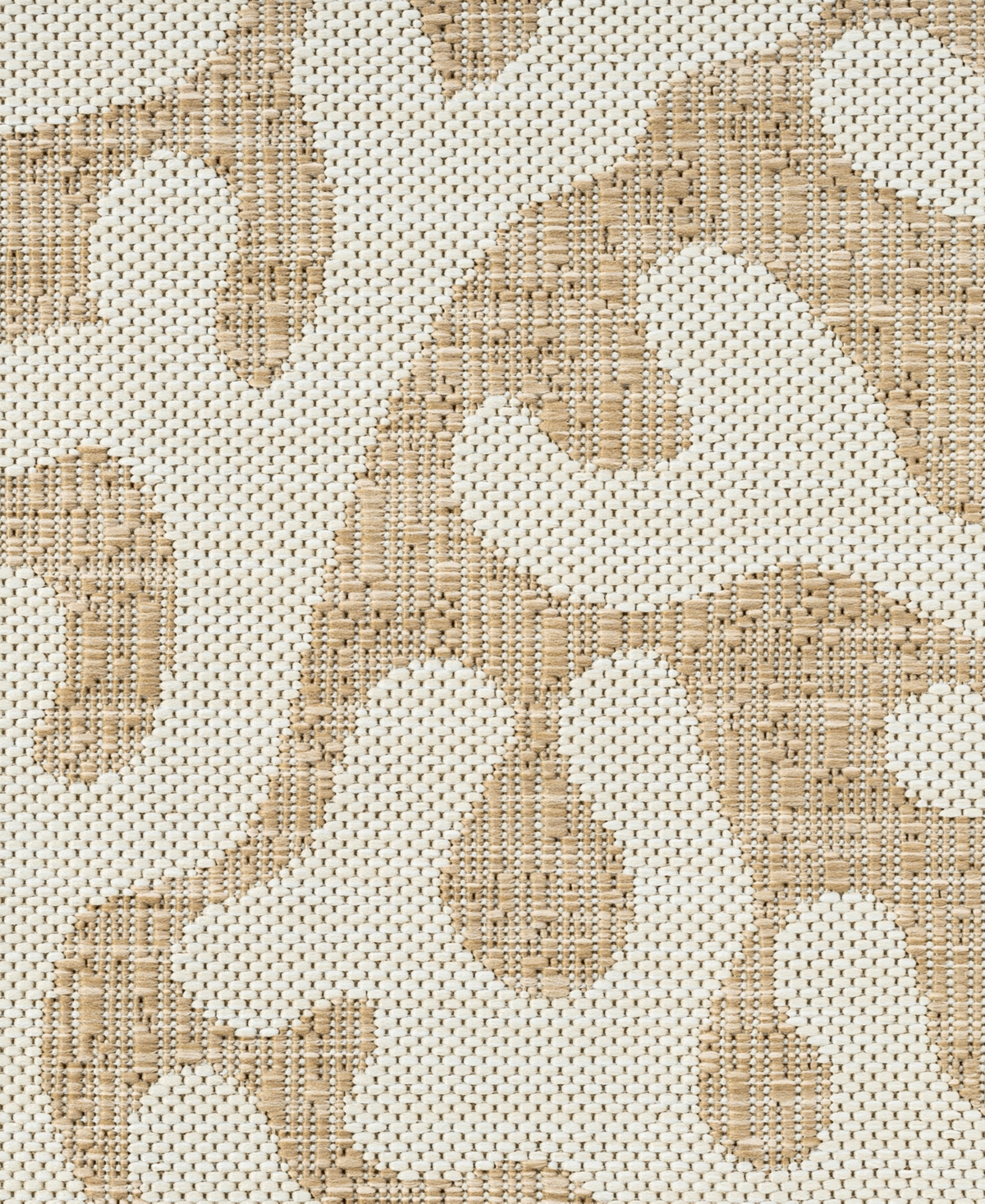 Lr Home Nassau 6'6"x9' Outdoor Area Rug In Tan,ivory