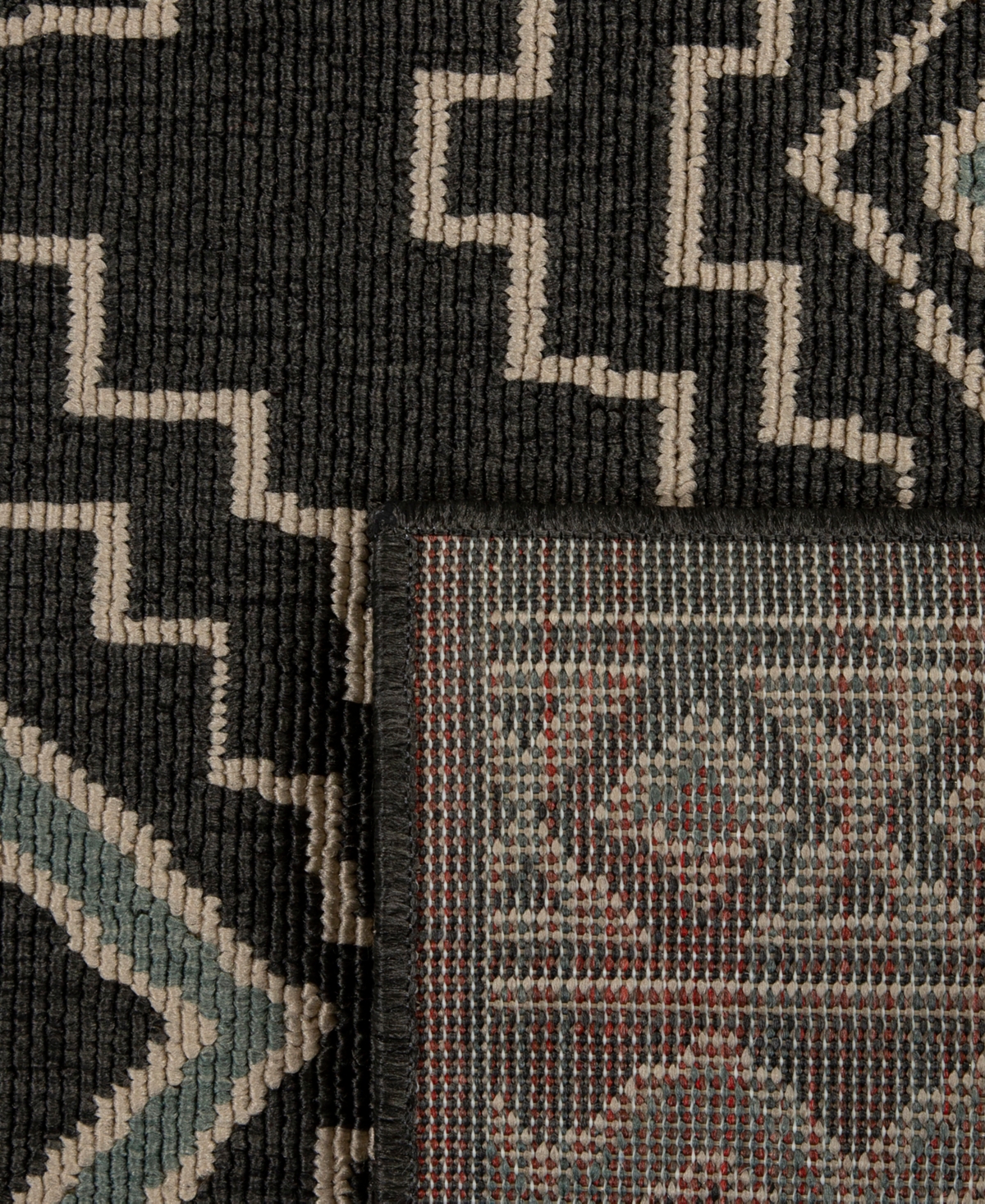 Lr Home Trixie 8'x9'9" Outdoor Area Rug In Black