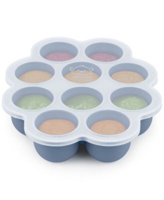 Prep Silicone Baby Food Freezer Tray with Clip-on Lid, 2oz x 10 Silicone Freezer Molds, BPA-Free Baby Food Storage
