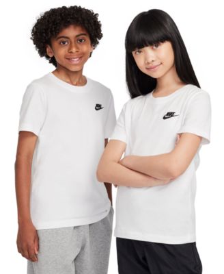  Kids' Sportswear Embroidered Logo Graphic T-Shirt