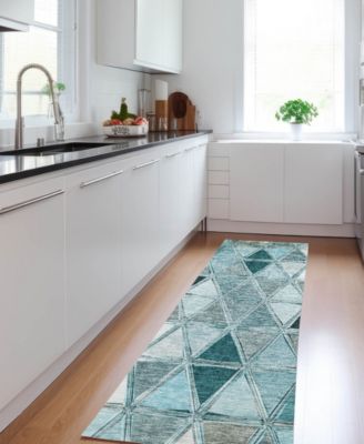 Chantille Machine Washable ACN722 2'3"x7'6" Runner Area Rug