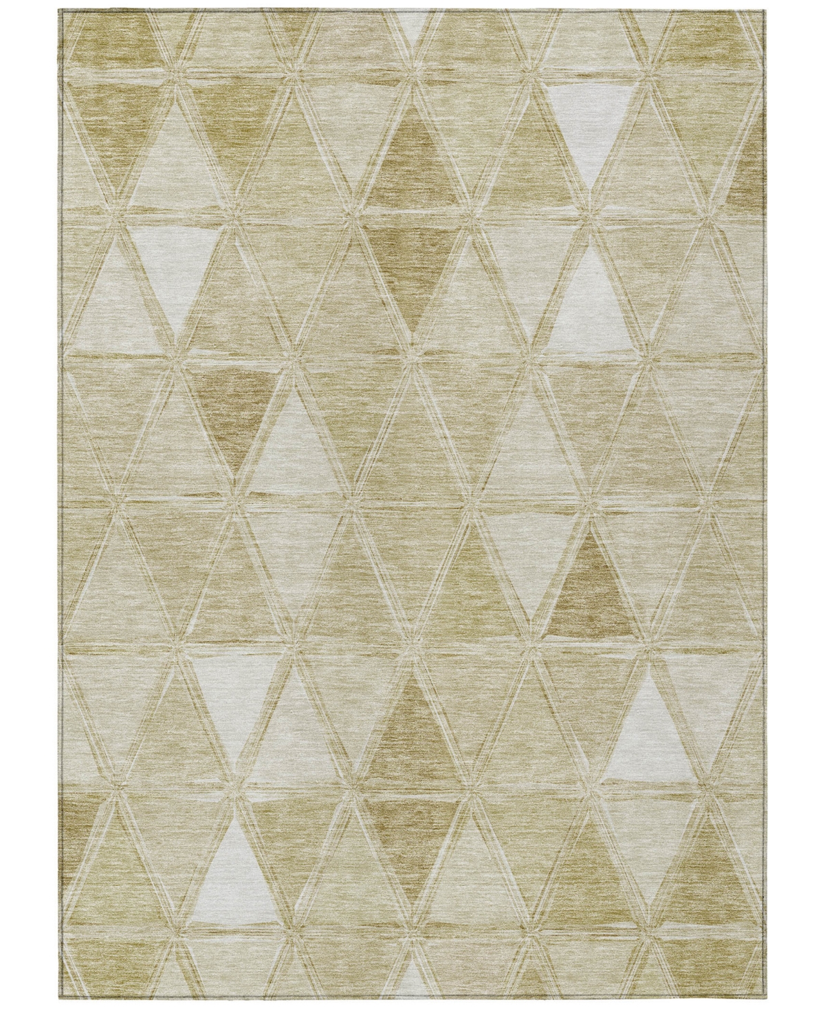 Addison Chantille Acn722 5'x7'6" Area Rug In Khaki