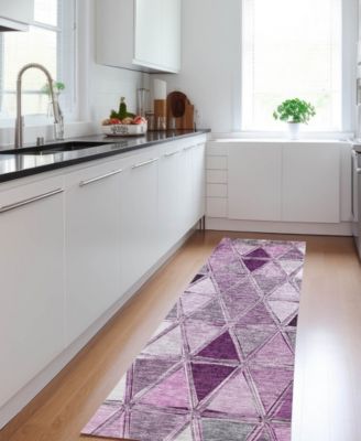 Chantille Machine Washable ACN722 2'3"x7'6" Runner Area Rug