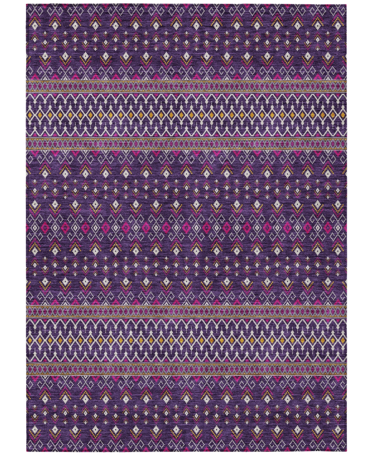 Addison Chantille Acn696 9'x12' Area Rug In Purple