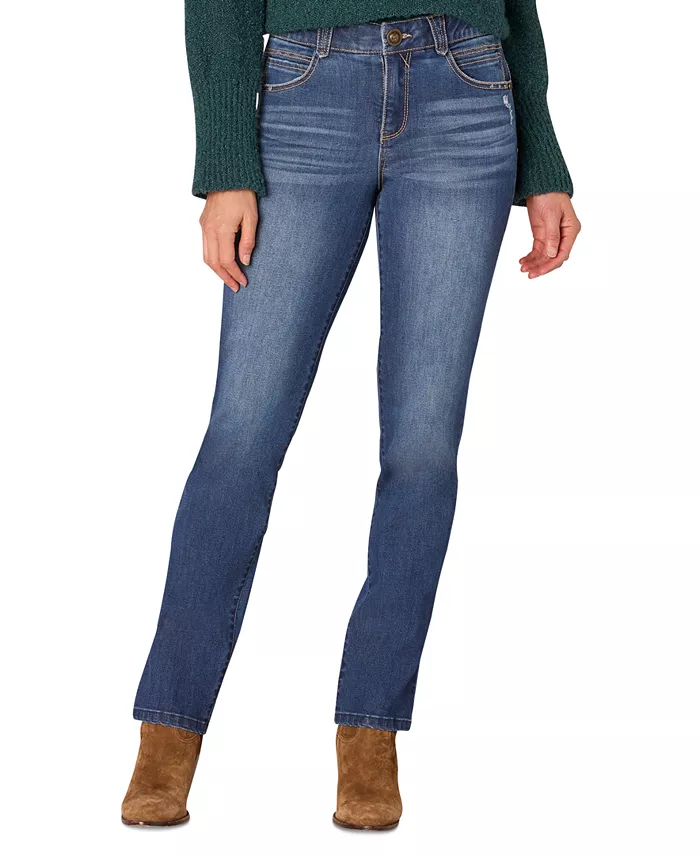 Petite "Ab"solution Straight-Leg Jeans - thumbnail 5
