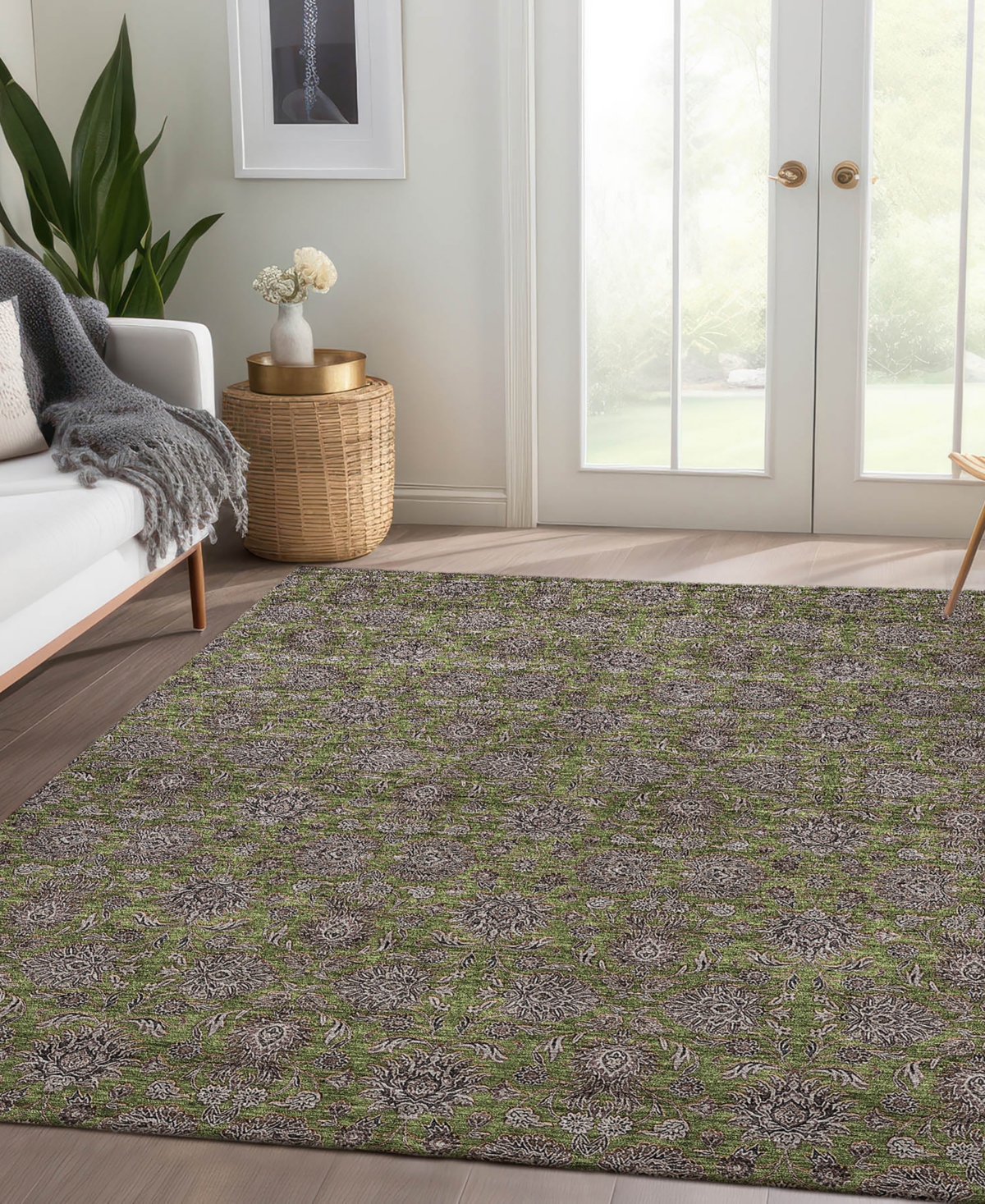 Addison Chantille Acn702 8'x10' Area Rug In Olive