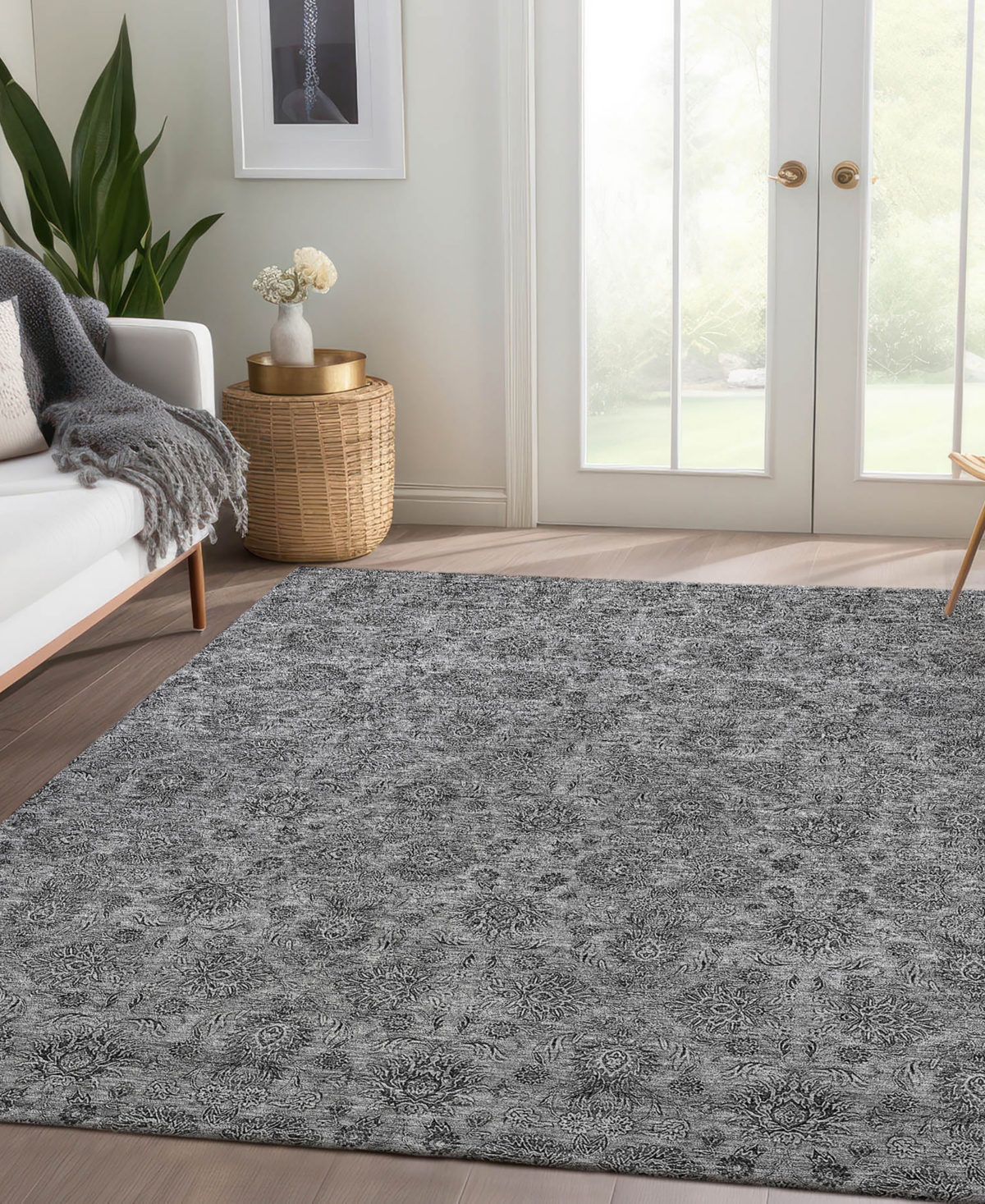 Addison Chantille Acn702 9'x12' Area Rug In Gray