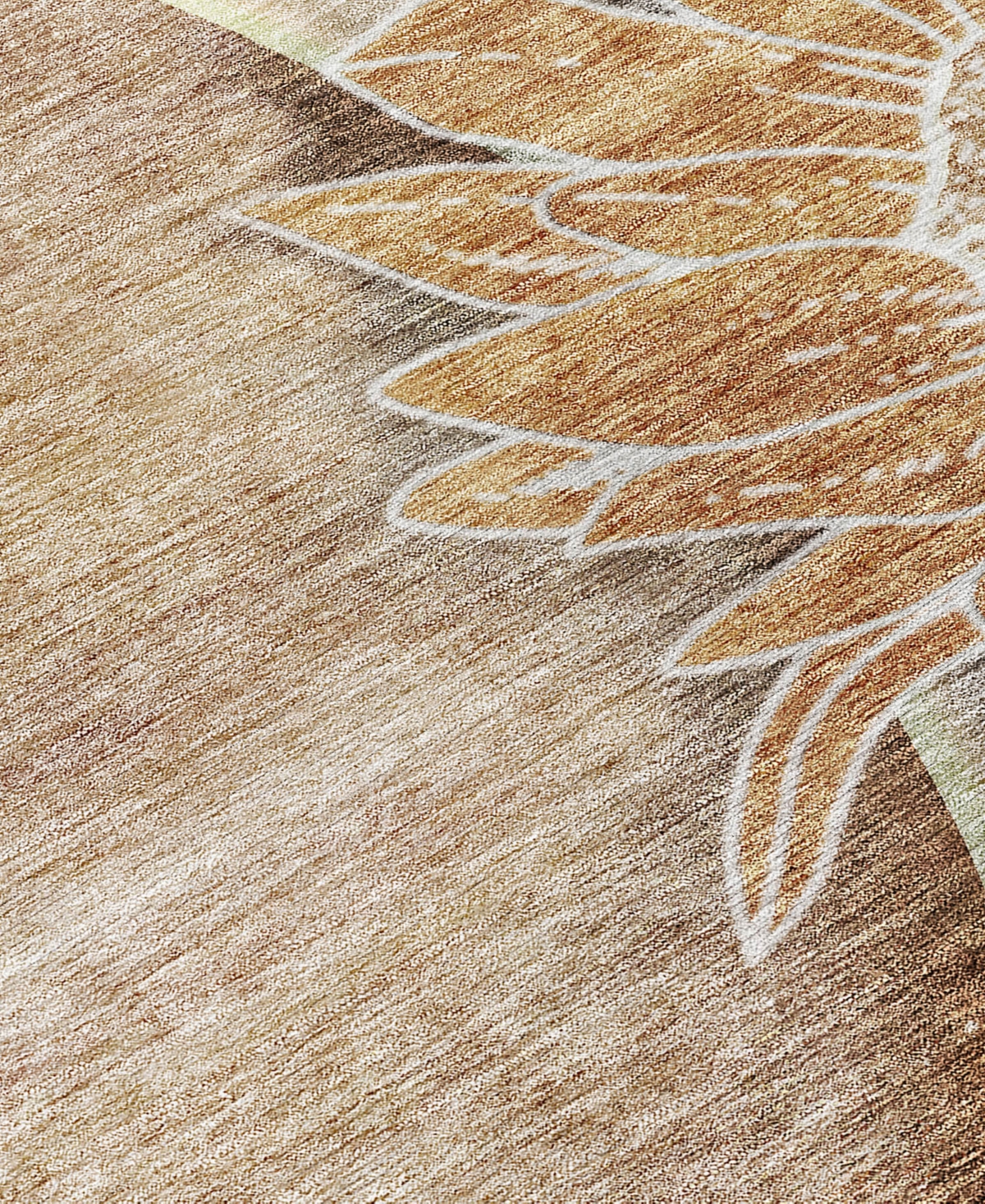 Addison Chantille Machine Washable Acn700 9'x12' Area Rug In Brown