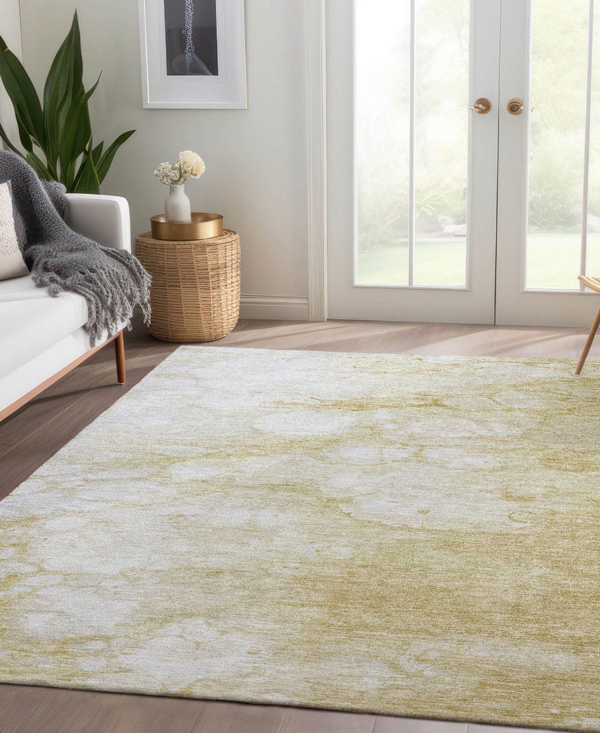 Shop Addison Chantille Machine Washable Acn699 10'x14' Area Rug In Beige