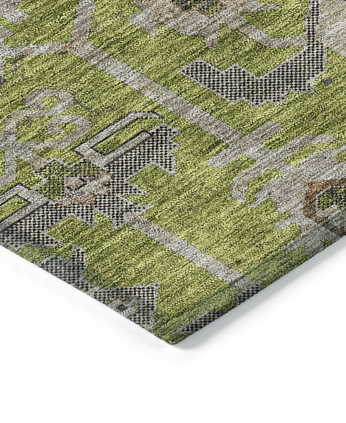 Addison Chantille Acn697 5'x7'6" Area Rug In Olive