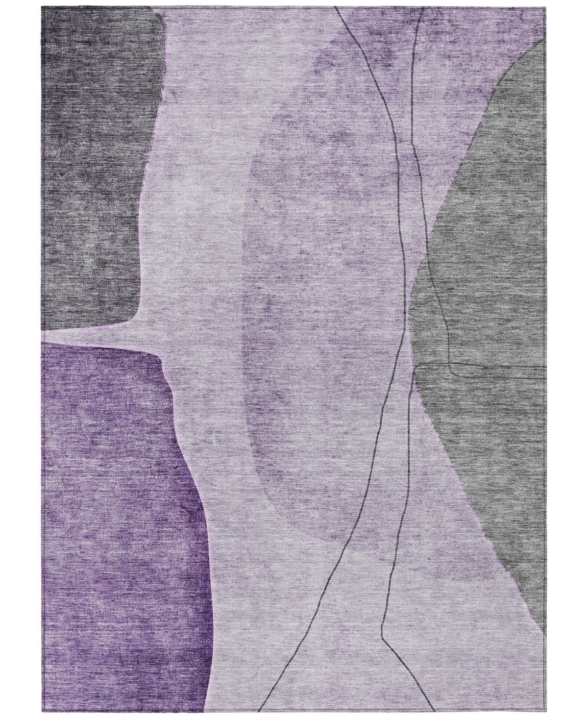 Addison Chantille Acn661 9'x12' Area Rug In Purple