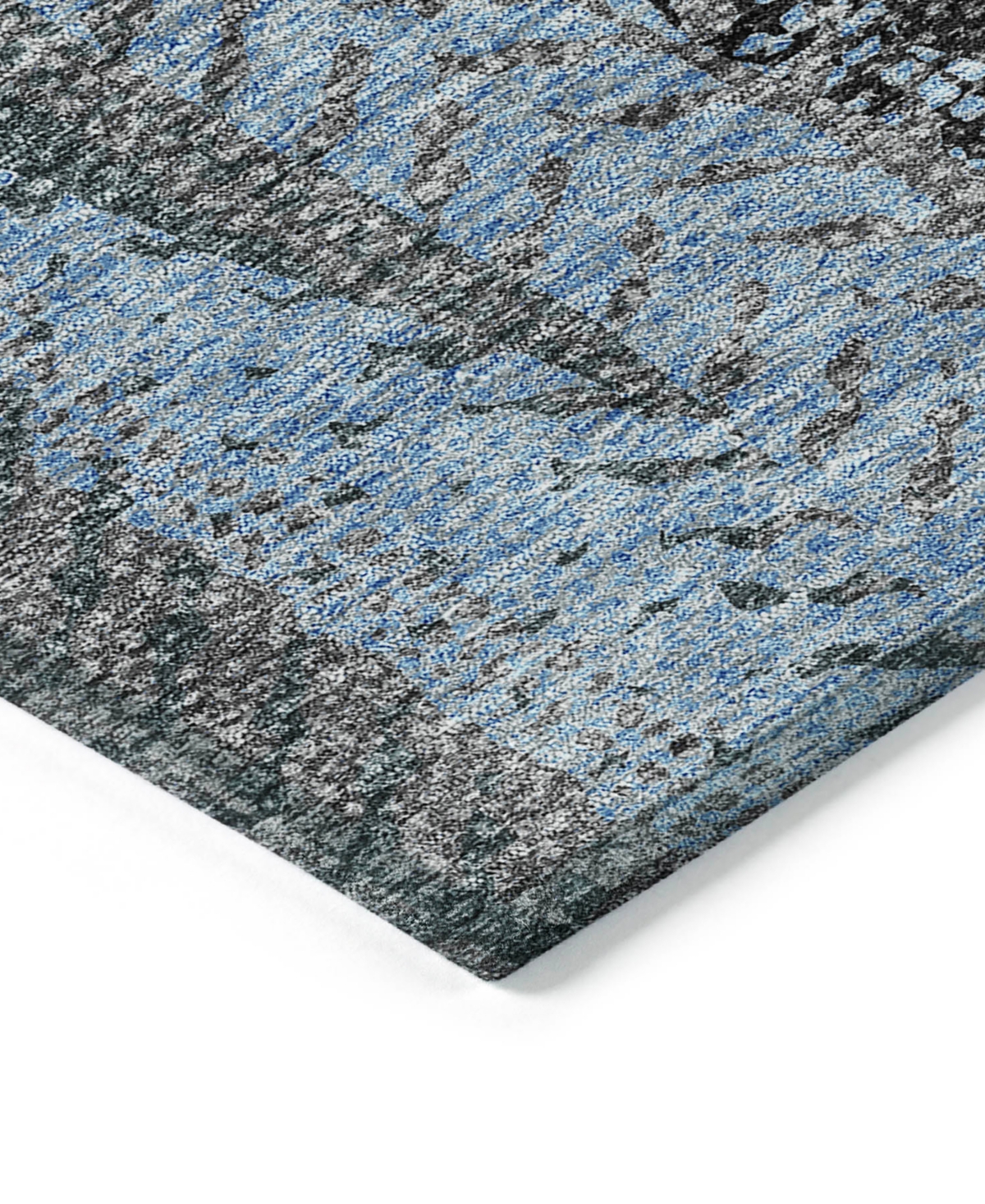 Addison Chantille Machine Washable Acn693 2'3"x7'6" Runner Area Rug In Blue