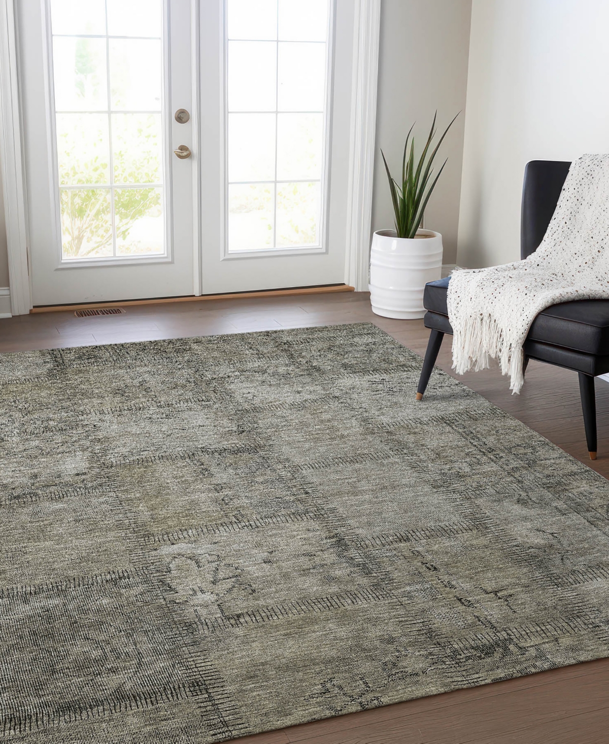 Addison Chantille Acn685 9'x12' Area Rug In Taupe