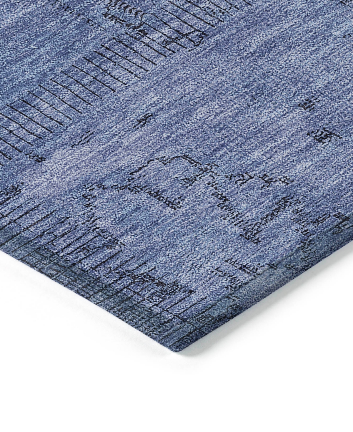 Addison Chantille Machine Washable Acn652 8'x10' Area Rug In Blue