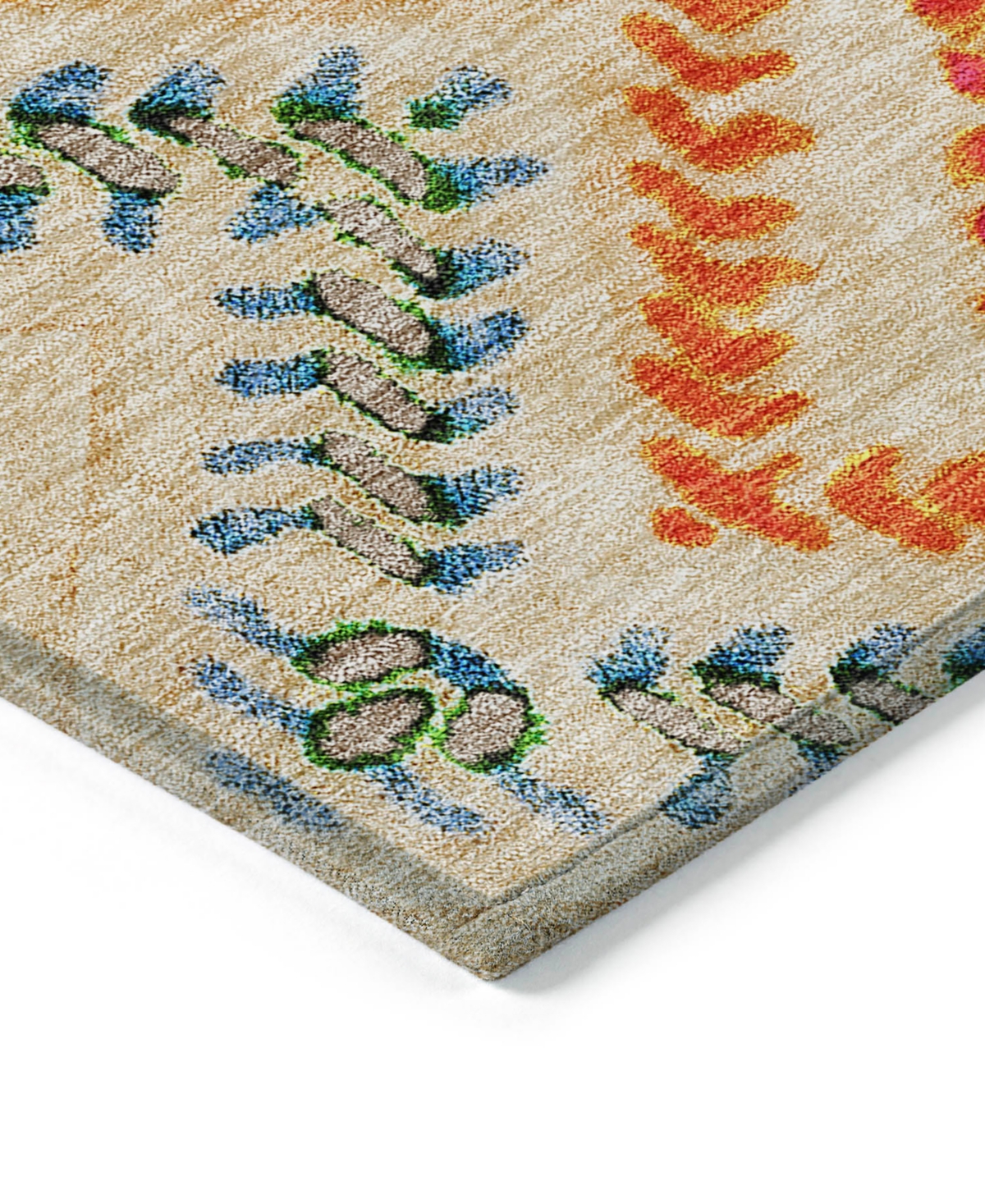 Addison Chantille Machine Washable Acn683 2'3"x7'6" Runner Area Rug In Beige