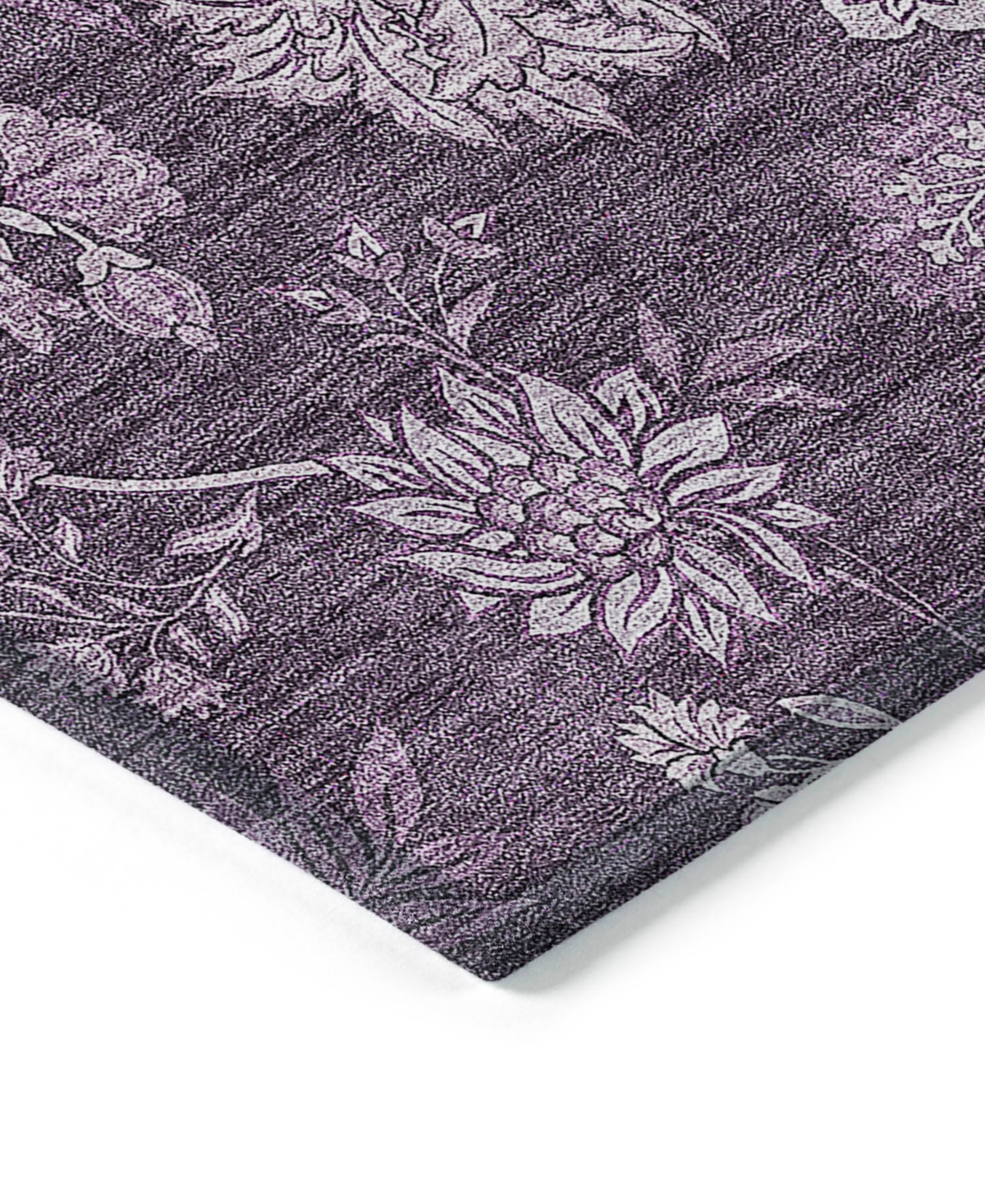 Addison Chantille Machine Washable Acn680 3'x5' Area Rug In Purple