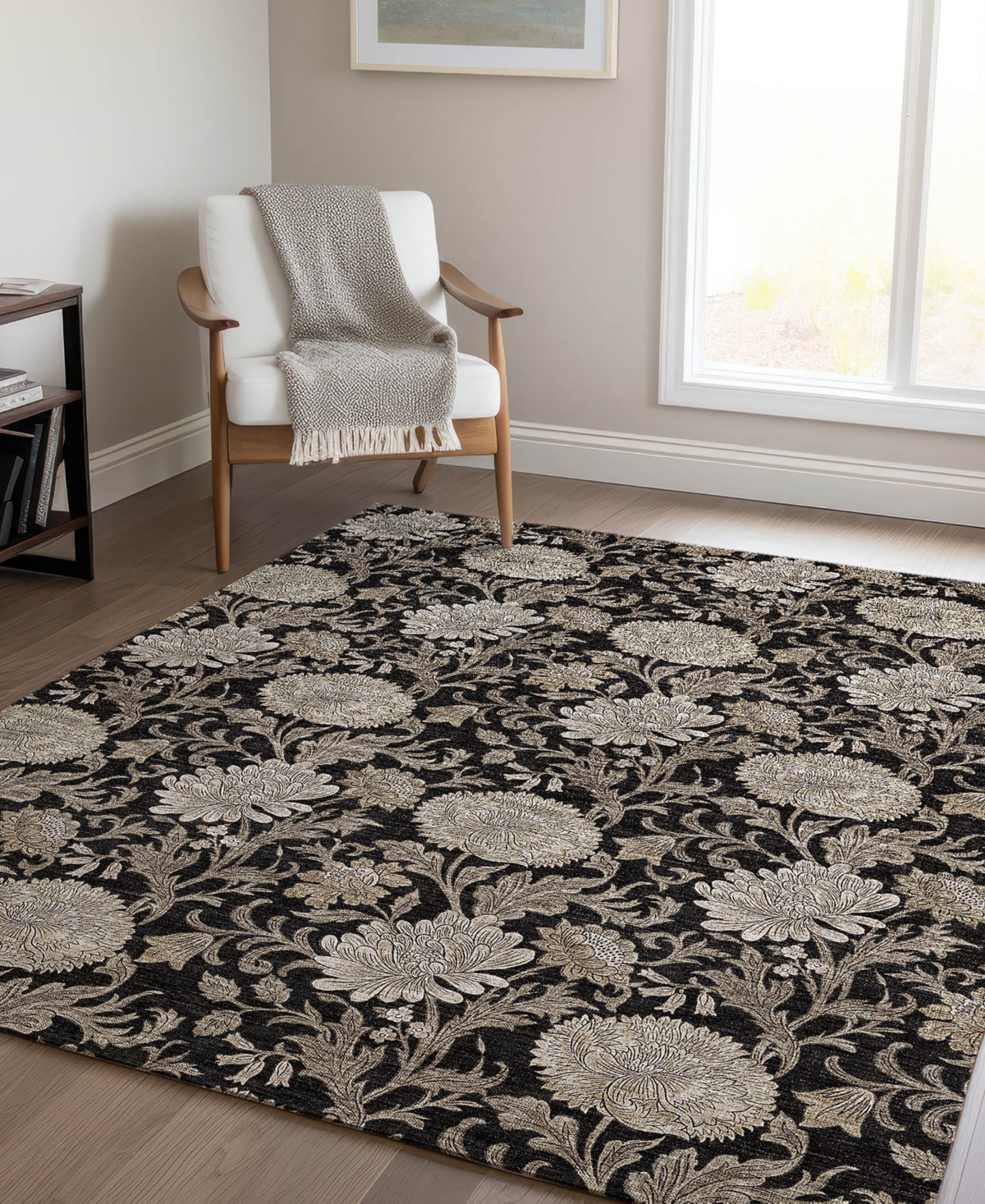 Addison Chantille Acn677 2'6"x3'10" Area Rug In Black