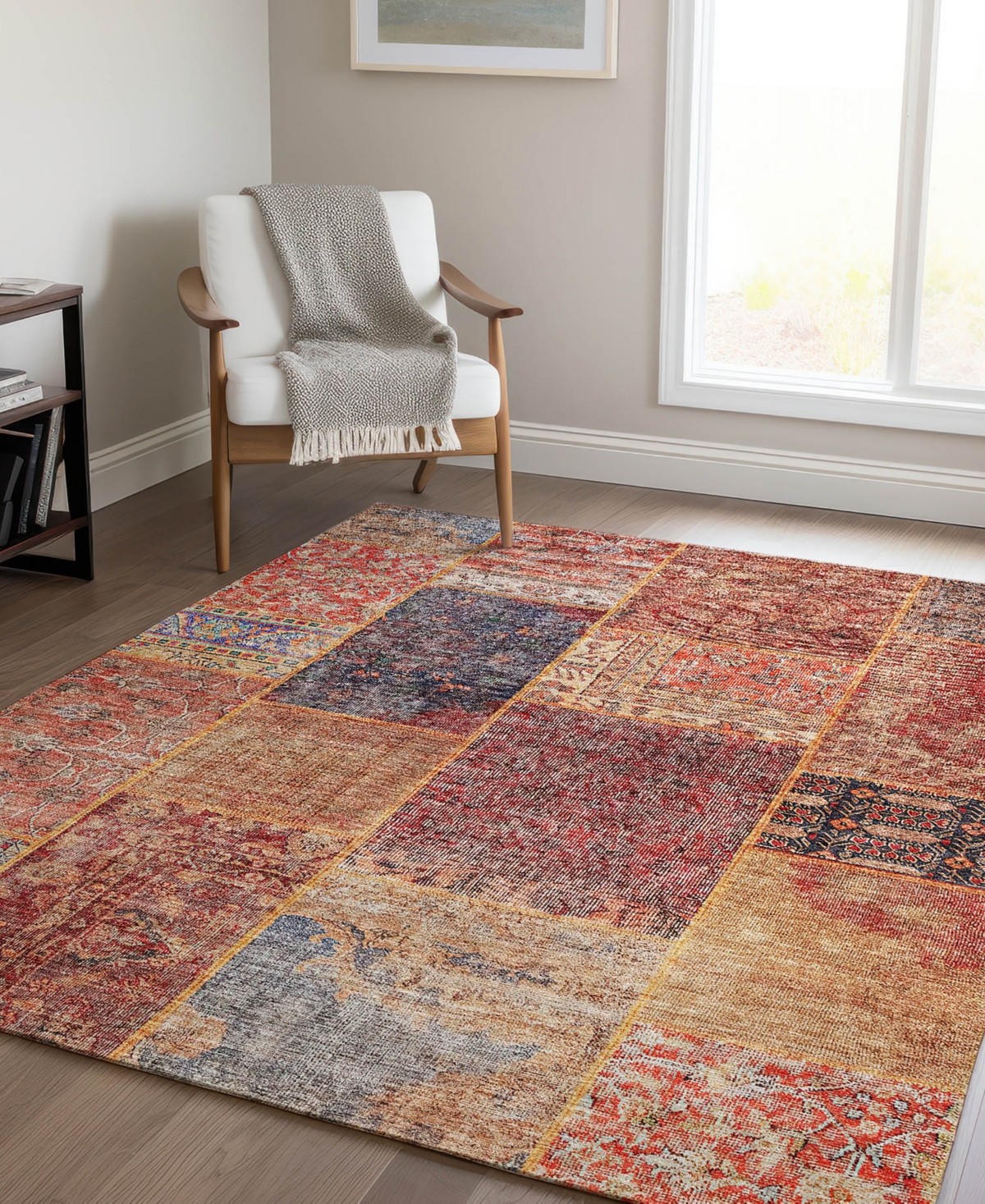 Addison Chantille Acn669 9'x12' Area Rug In Red