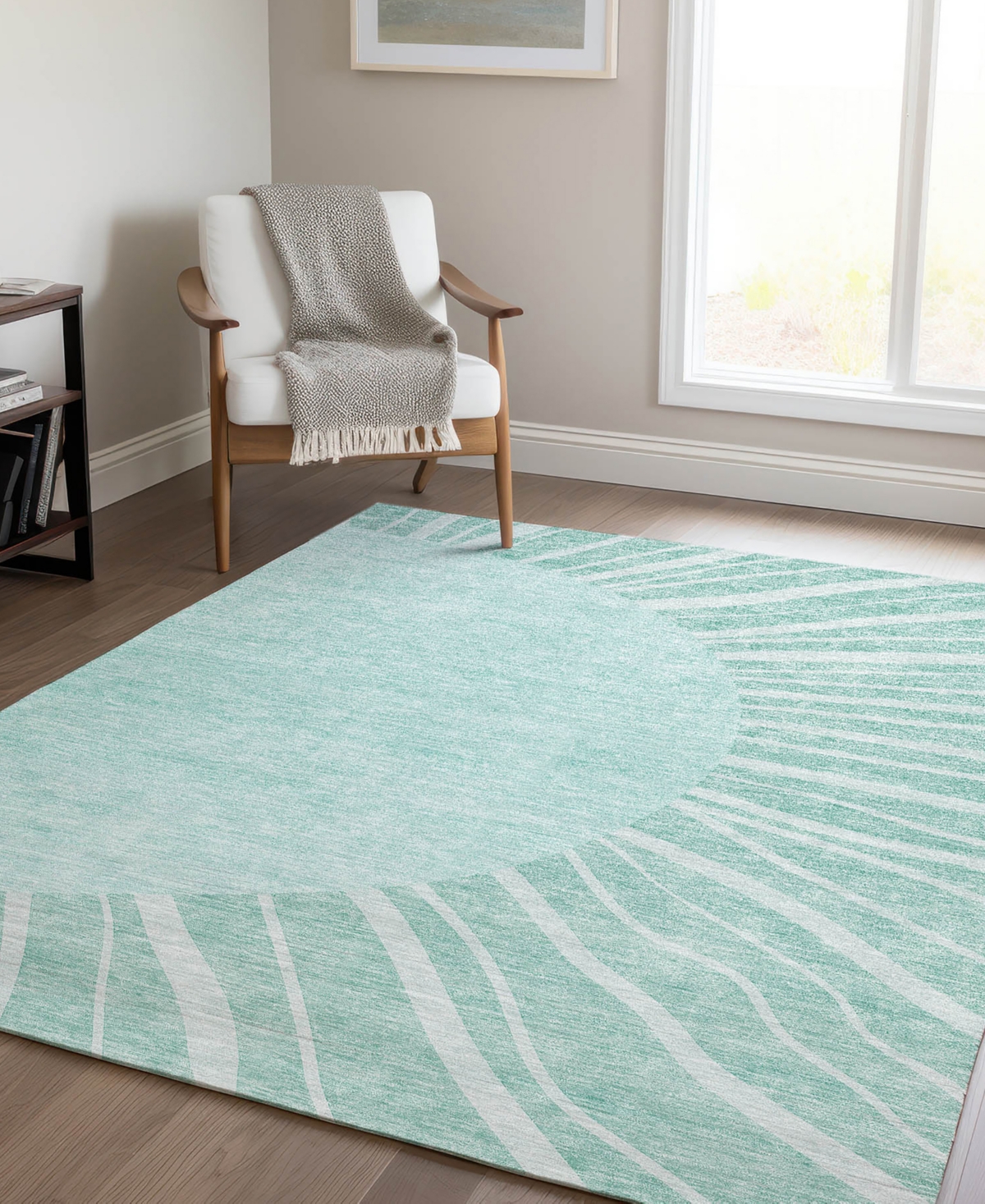 Addison Chantille Acn668 5'x7'6" Area Rug In Teal