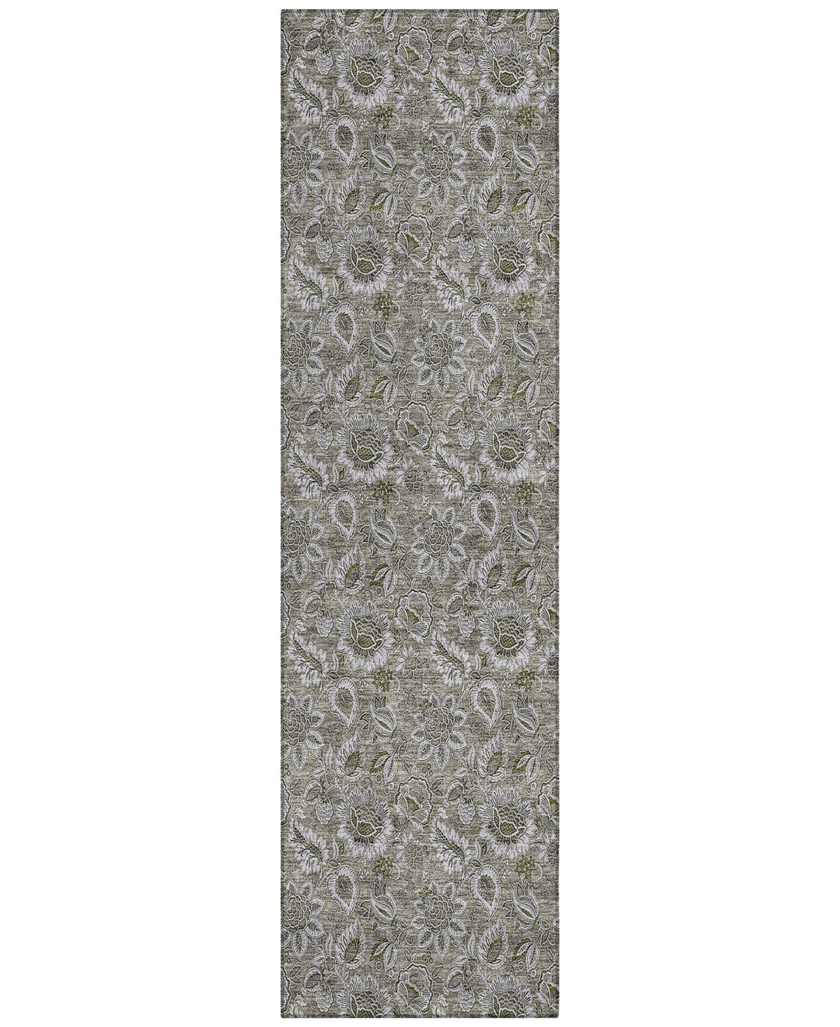 Addison Chantille Acn661 2'3"x7'6" Runner Area Rug In Taupe