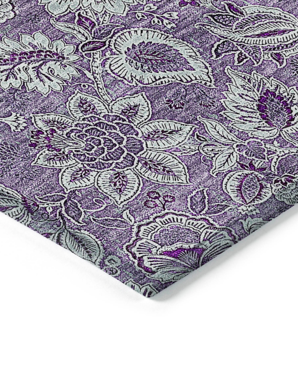 Addison Chantille Acn661 8'x10' Area Rug In Purple