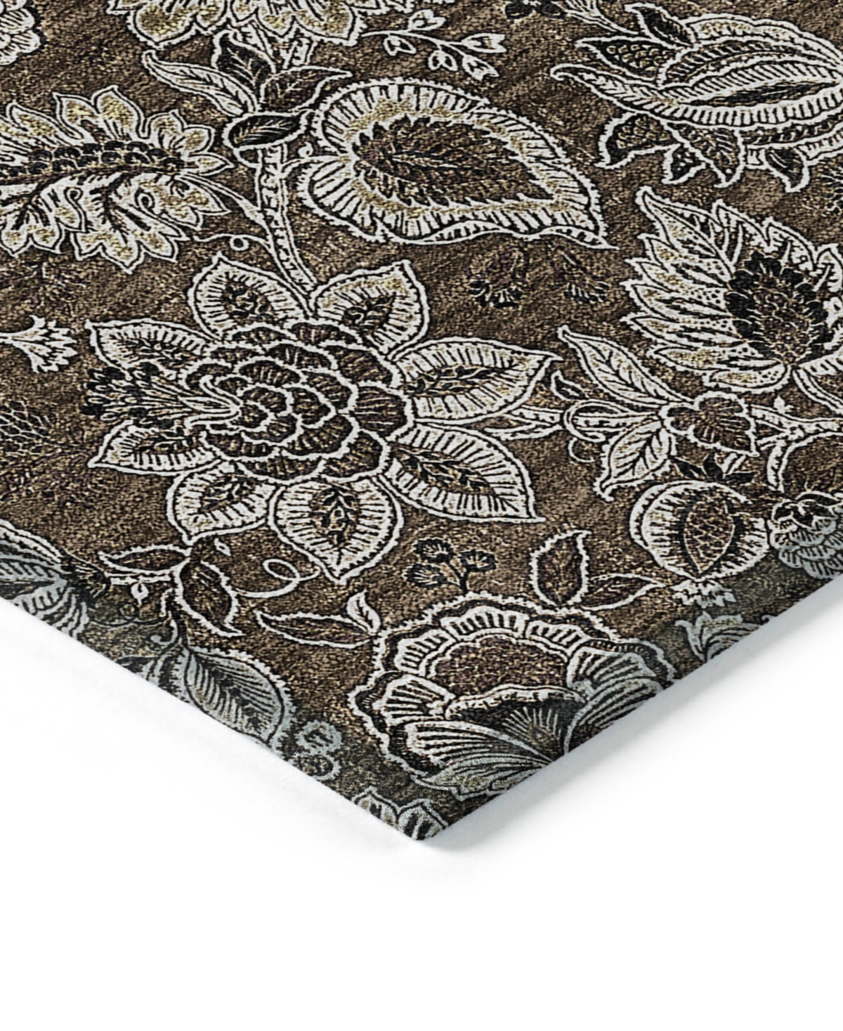 Addison Chantille Machine Washable Acn661 2'6"x3'10" Area Rug In Chocolate