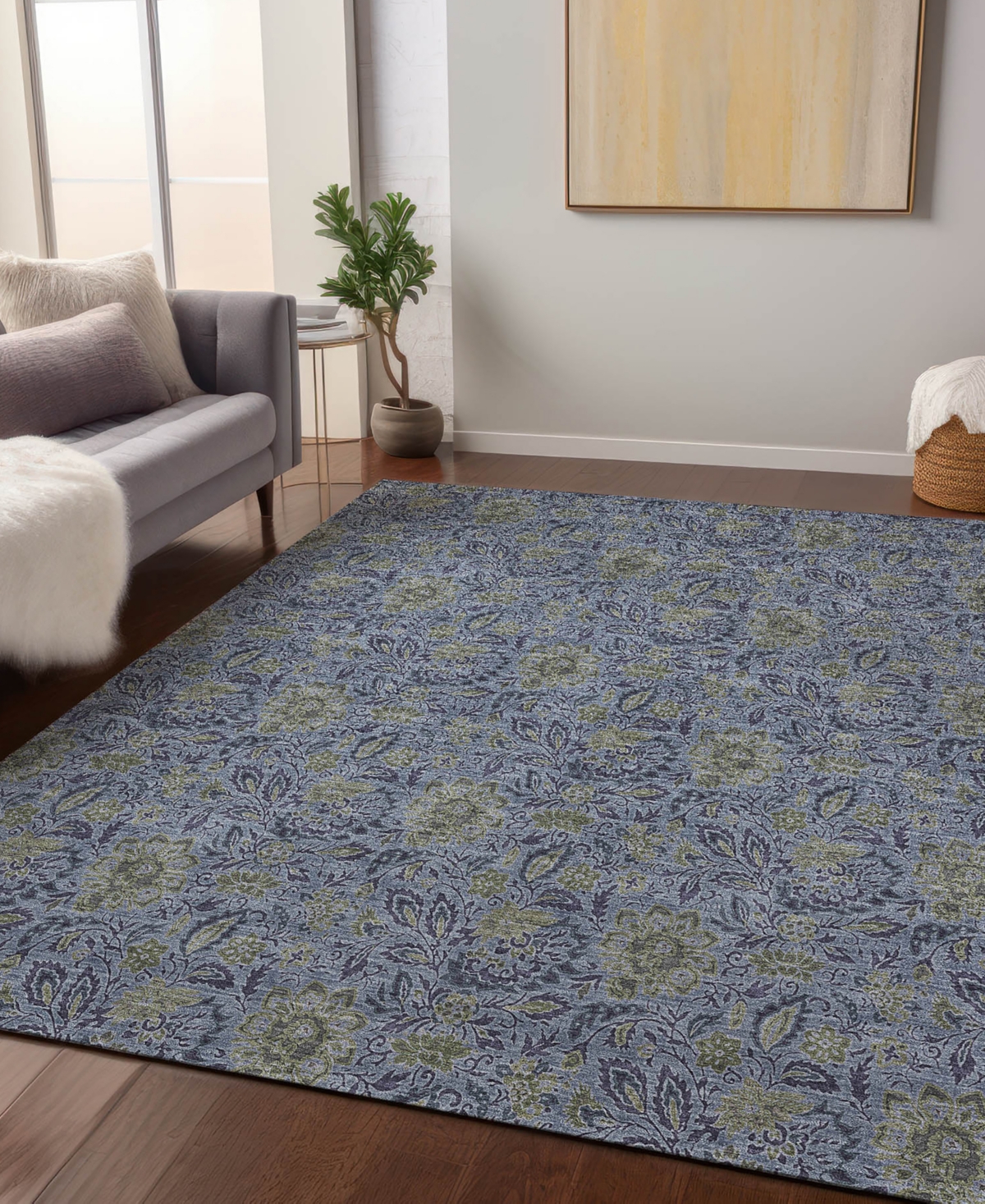 Addison Chantille Acn660 10'x14' Area Rug In Denim