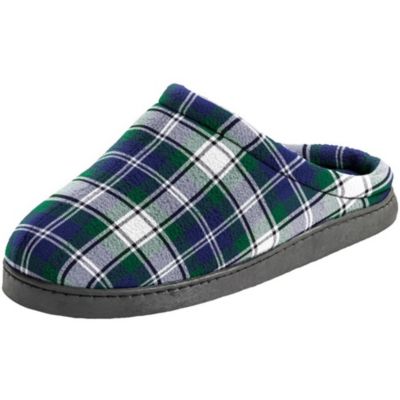 Men's Big & Tall Fleece Clog Slippers